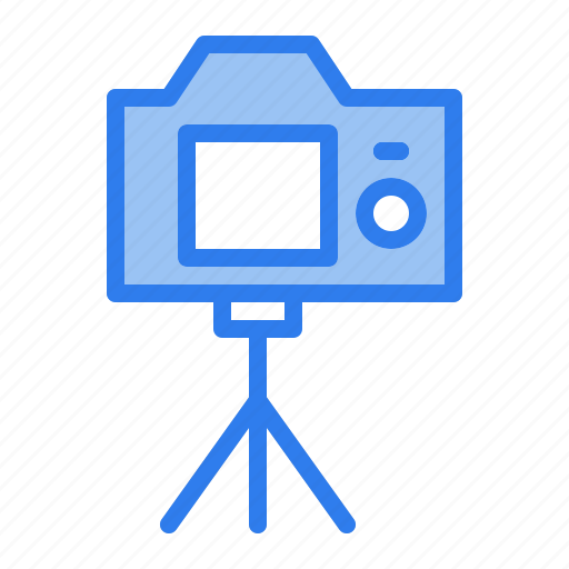 Camera, image, photo, photography, screen, tripod, video icon - Download on Iconfinder