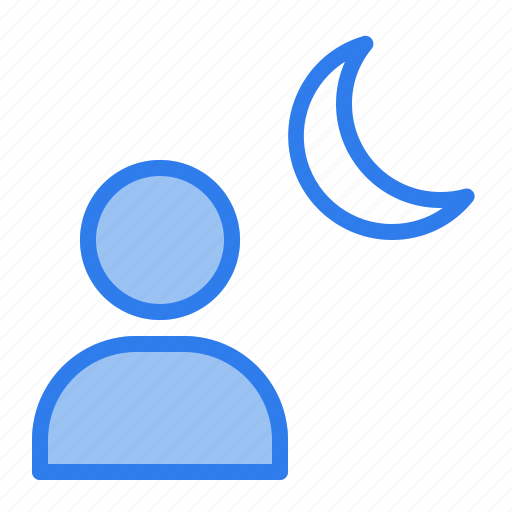 Interface, mode, moon, night, photography, user icon - Download on Iconfinder