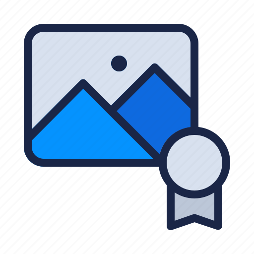 Certificate, gallery, image, license, photo, photography, picture icon - Download on Iconfinder