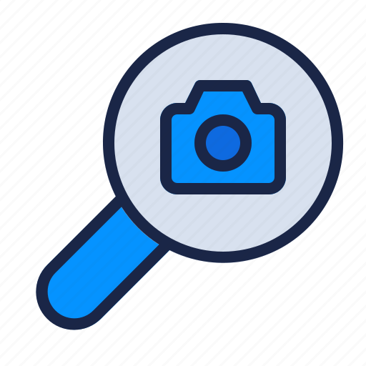 Camera, find, magnifier, media, photography, search, seo icon - Download on Iconfinder