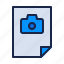 camera, document, file, page, paper, photo, photography 