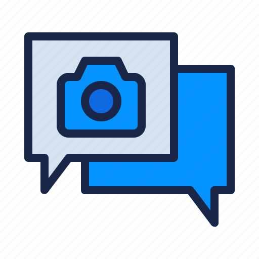 Camera, chat, message, photo, photography, picture, talk icon - Download on Iconfinder