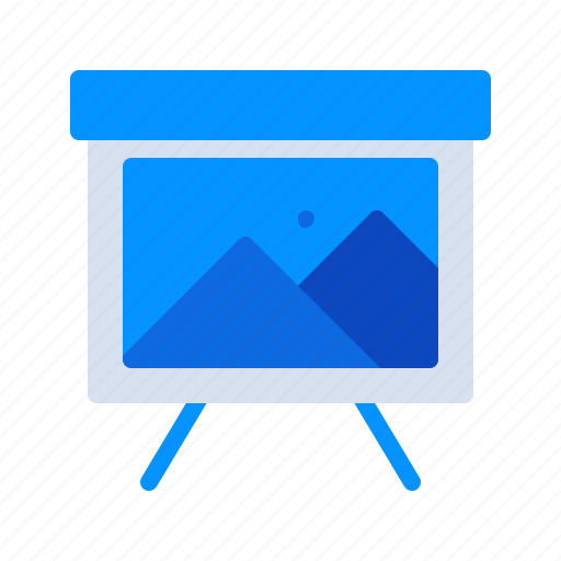 Image, photo, photography, picture, presentation, projector, screen icon - Download on Iconfinder