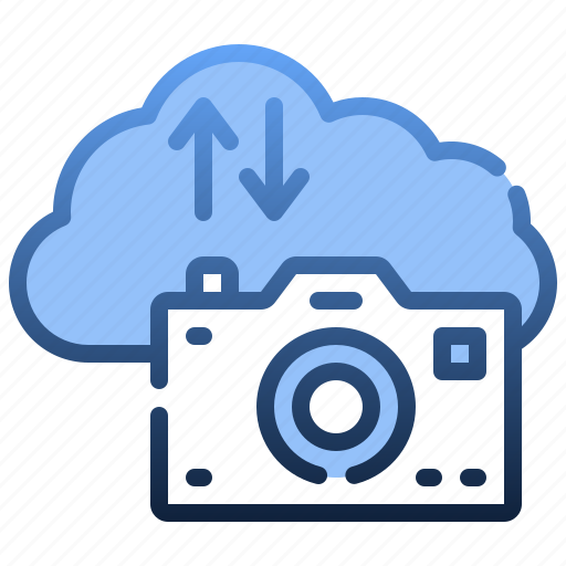 Cloud, storage, computing, multimedia, option, photo, camera icon - Download on Iconfinder