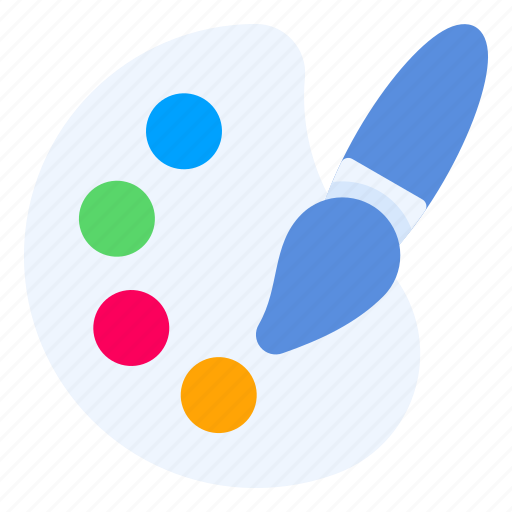Paint, art, gallery, brush, painting, creative, abstract icon - Download on Iconfinder