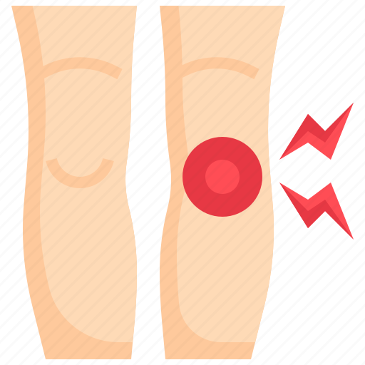 Bruised, knee, articulation, joint, body, parts icon - Download on Iconfinder