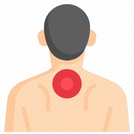 Neck, pain, point, healthcare, and, medical icon - Download on Iconfinder