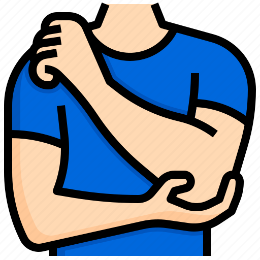 Bruised, elbow, pain, joint, bone icon - Download on Iconfinder