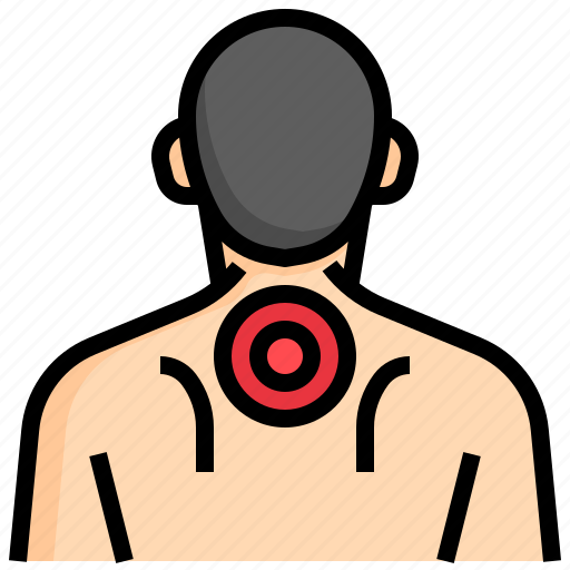 Neck, pain, point, healthcare, and, medical icon - Download on Iconfinder