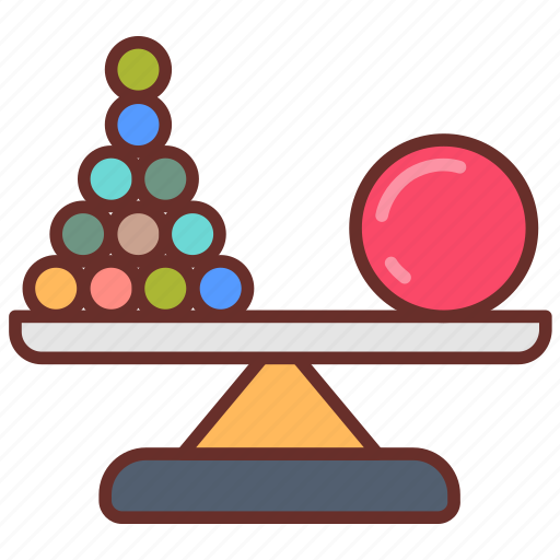 Mass, scales, weight, machine, balls, balance icon - Download on Iconfinder