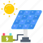 solar, energy, green, plate, sun, battery 