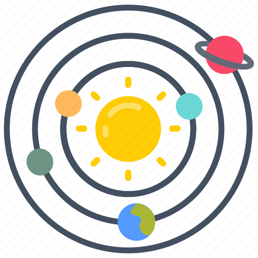 Solar, system, galaxy, orbit, sun, planets icon - Download on Iconfinder