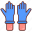 wear, gloves, plastic, medical, hands, latex, blue 