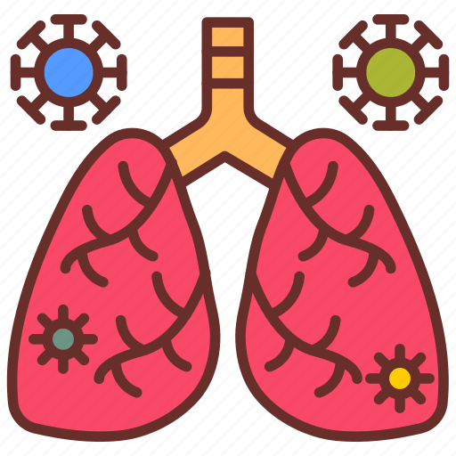 Respiratory, infection, lungs, respiration, internal, system, virus icon - Download on Iconfinder
