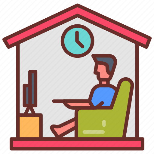 Stay, at, home, incubation, isolation, lock, down icon - Download on Iconfinder