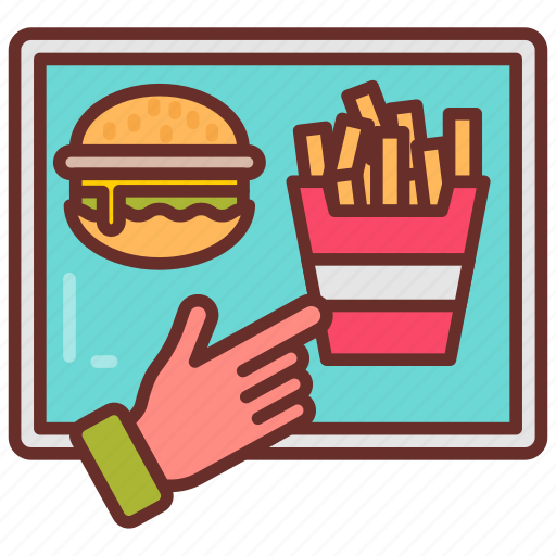Online, order, confirmation, fries, fast, food icon - Download on Iconfinder