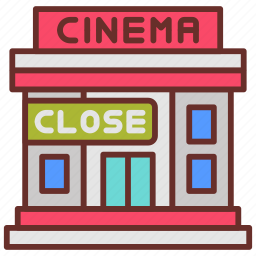 Cinema, closed, empty, theater, lockdown, industry, crisis icon - Download on Iconfinder