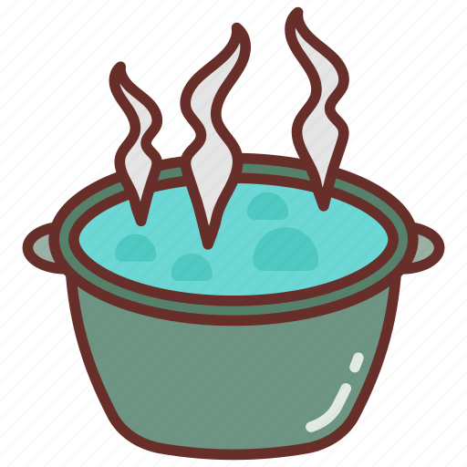 Boil, water, cooking, sterilization, heat, source, process icon - Download on Iconfinder