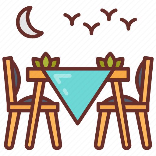 Outdoor, seating, patio, dining, picnic, area, deck icon - Download on Iconfinder