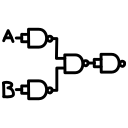 nor, to, nand, gate, electronic, design, complementary, logic