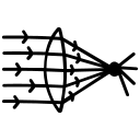 convex, lens, focus, point, focal, wave, length, sight