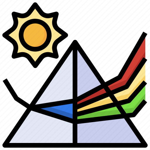 Dispersion, arrows, physics, education, maths icon - Download on Iconfinder