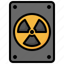 nuclear, radioactive, radiation, sign, signaling