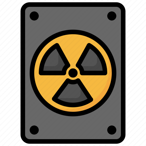 Nuclear, radioactive, radiation, sign, signaling icon - Download on Iconfinder