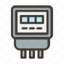 electric meter, technology, power, electronics, electricity