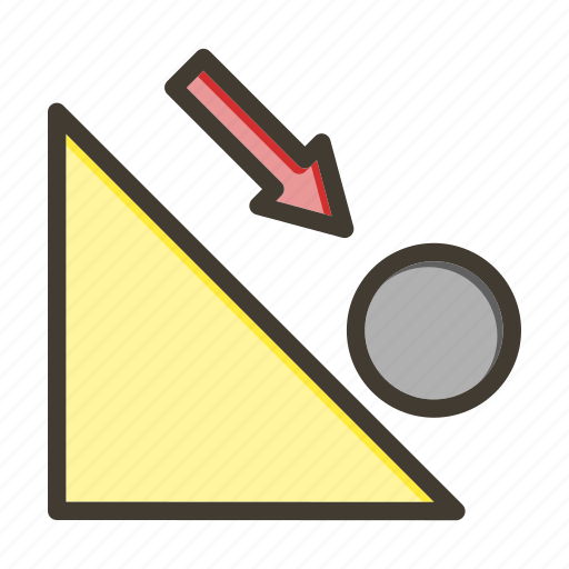 Down hill, chemistry, down, gravity, hill icon - Download on Iconfinder