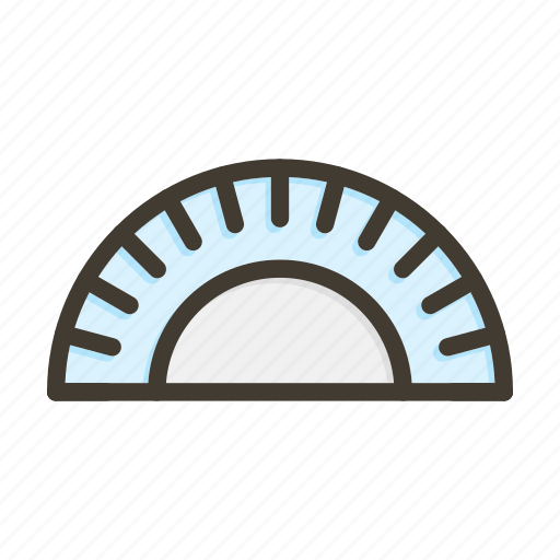 Protractor, education, maths, physics, school icon - Download on Iconfinder