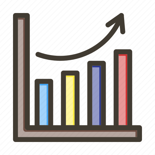 Bar graph, bar, chart, increase, growth icon - Download on Iconfinder