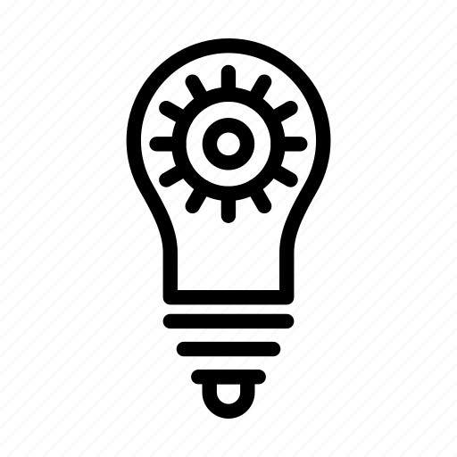 Engineering, lightbulb, gear, idea, creative icon - Download on Iconfinder