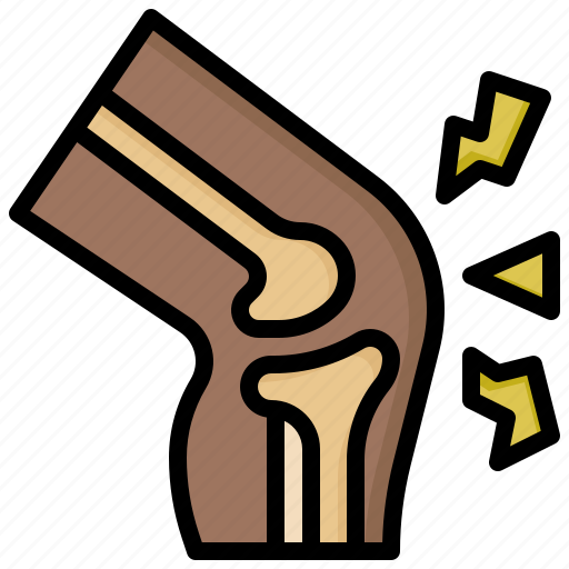 Knee, bone, articulation, leg, joint, pain icon - Download on Iconfinder