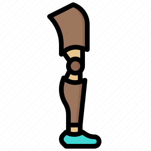 Prosthetic, leg, body, parts, advance, healthcare, medical icon - Download on Iconfinder