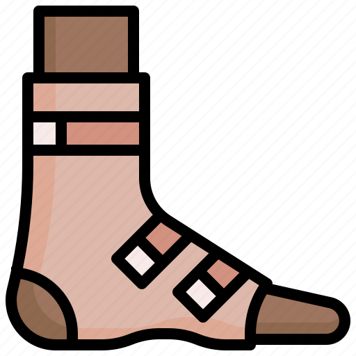 Splint, joint, pain, foot, broken, healthcare icon - Download on Iconfinder