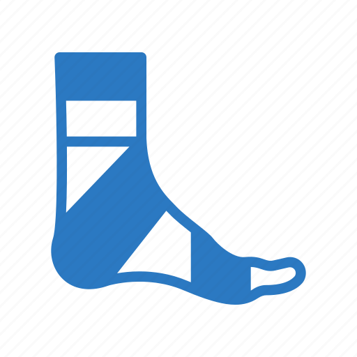 Bandage, foot, healthcare, leg, physiotherapy icon - Download on Iconfinder