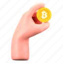 bitcoin, coin, digital, cryptocurrency, crypto, finance, business, investment, hand gesture 
