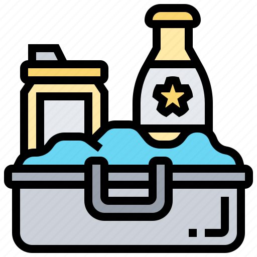 Beer, bottle, bucket, drink, ice icon - Download on Iconfinder