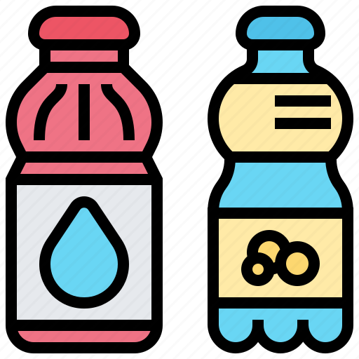 Bottles, drink, refresh, soft, water icon - Download on Iconfinder
