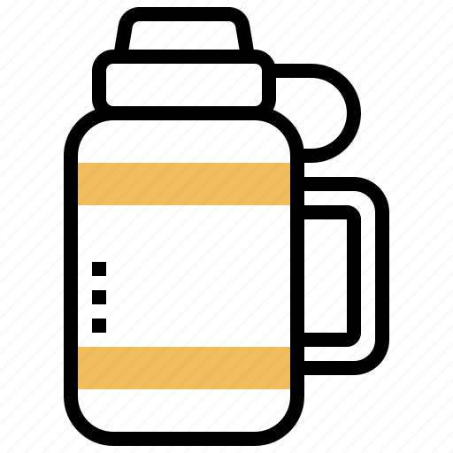 Bottle, drink, heat, thermos, travel icon - Download on Iconfinder