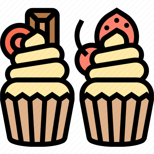Cupcakes, cake, cream, bakery, dessert icon - Download on Iconfinder
