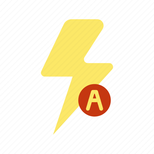 Flash auto, flash, auto, flash- light, auto- flash, camera, photography icon - Download on Iconfinder