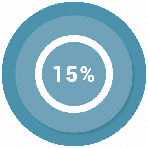 Fifteen, percent, rate, revenue icon - Download on Iconfinder