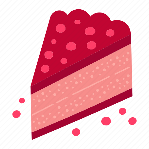 Cake, pie, slice, berries, piece, divide, sweet icon - Download on Iconfinder