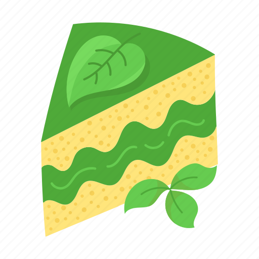 Cake, mint, green, pie, slice, piece, divide icon - Download on Iconfinder