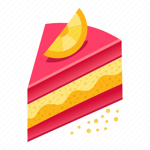 Cake, pie, slice, lemon, piece, citrus, divide icon - Download on Iconfinder