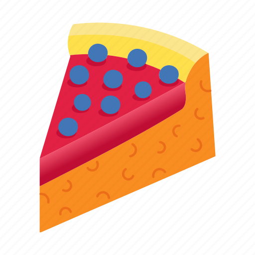 Cake, pie, slice, berries, piece, divide, sweet icon - Download on Iconfinder