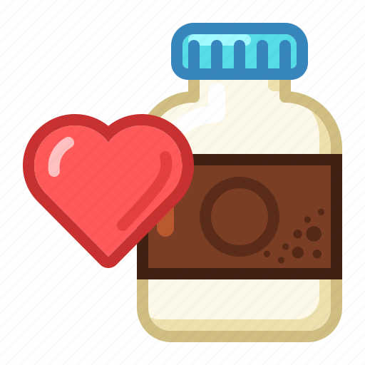 Tablets, jar, heart, pills, pill, vitamins, pharmacy icon - Download on Iconfinder