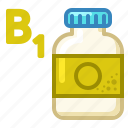 icon, tablets, jar, vitamin, b1